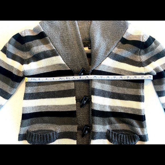 G21 long sleeved cardigan, size L, colour Black Grey and White - Picture 4 of 6